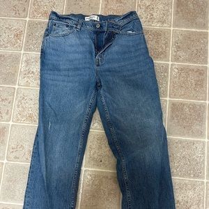 Abercrombie Straight Curve Love High Rise Jeans
